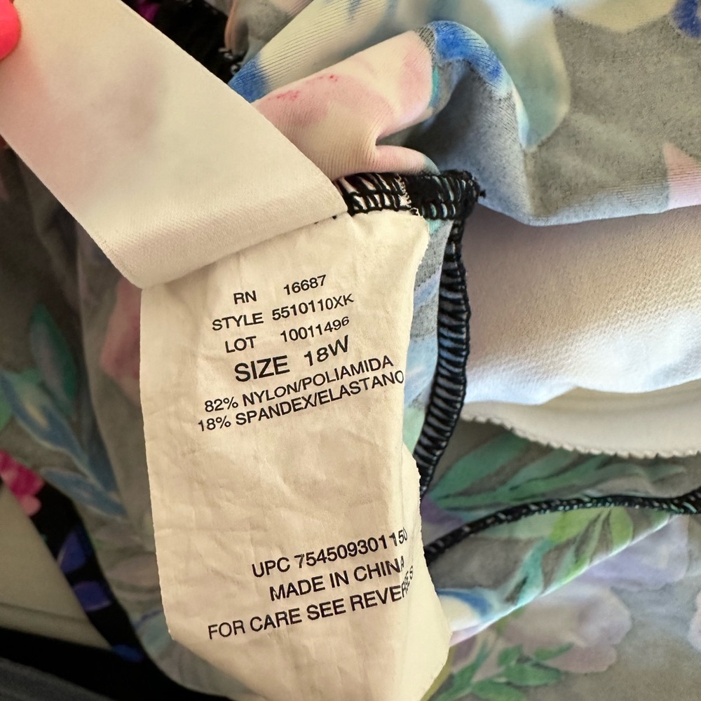 Plus Size Underwire Tankini - Picture 2 of 5